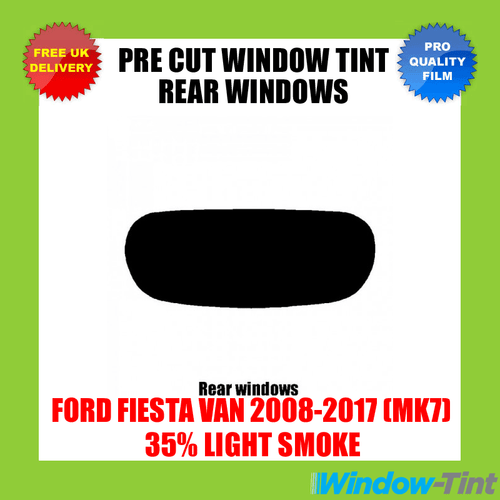 Pre Cut Window Tinting Film for Ford Fiesta Van 2008-17 (MK7) 35% Light Rear - Picture 1 of 2