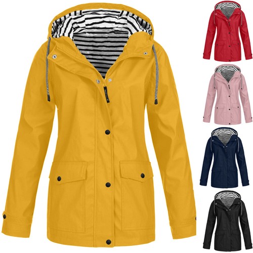 Women Outdoor Coat Plus Size Waterproof 