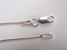 High-Quality 16 Inch 925 Sterling Silver Snake Chain Made in Italy