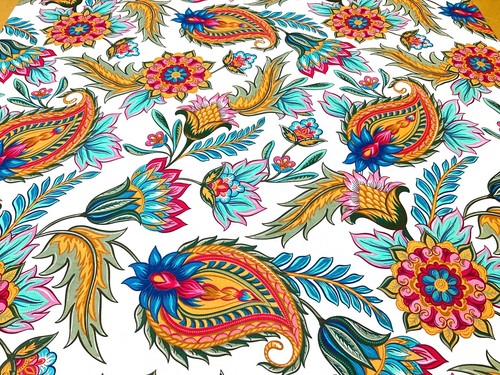 1279. Multicolour Paisley 100% Cotton Cushion Cover Various sizes - Picture 3 of 5