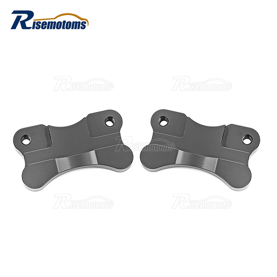 Soportes de montaje adaptador horquilla de rueda guardabarros a 21" para modelos Harley Softail FLST Foto 4 de 4