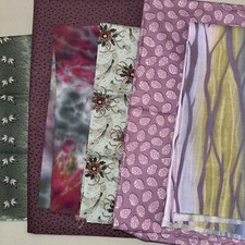Fabric 100 cotton pieces 2 yards total quilt shop quality