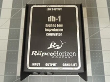 Rapco DB-1 Straight Line Passive High to Low Impedance Direct Box Converter