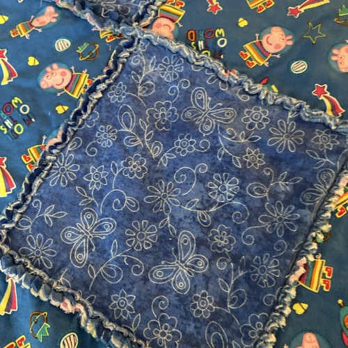 Rag Lap Quilt With Piggy And Tote Bag - Picture 3 of 6