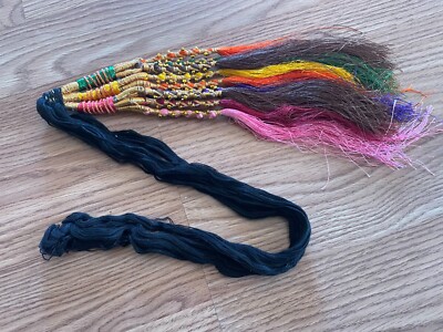 Women Pranda Hair Multi Color Hand Made Hair Accessory Cultural Hair Braider