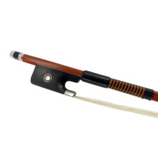 16 Inch Viola Bow Brazilwood Ebony Frog Straight Natural Bow Hair Advance Bows