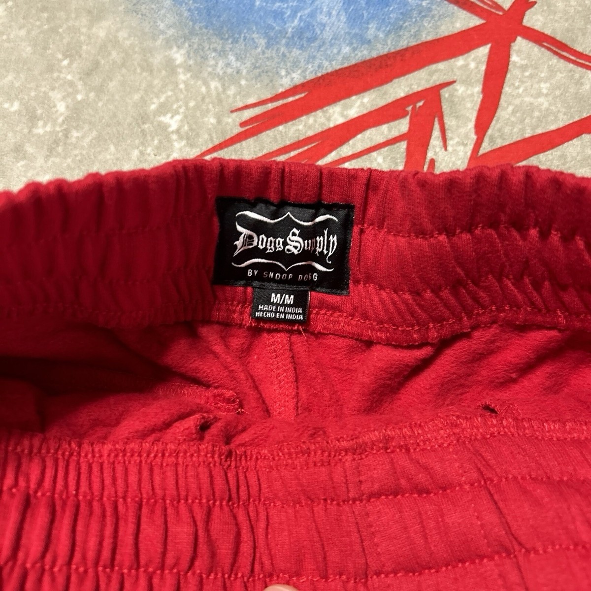 Snoop Dogg Supply Patch Men's L Red Track Suit Jacket Snoop Dogg Supply Patch Men's L Red Track Suit Jacket