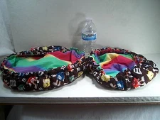 M&M BAR STOOL COVER RAINBOW  COLOR AND M&M INTERCHANGEABLE  - 2 of them