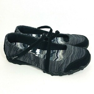 Details About Skechers Womens Shoes Relaxed Fit Memory Foam Mary Jane Air Cooled 6 Black Gray