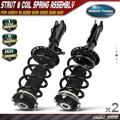 2Pcs Front Complete Strut & Coil Spring Assembly for Chevrolet Blazer 2019-2023