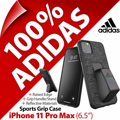 Adidas Sport Grip Hülle Schutz Ständer Griff für Apple iPhone 11 Pro Max (6,5 Zoll)