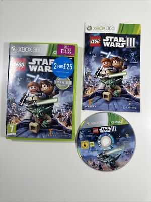 Lego Star Wars III The Clone Wars Classics Xbox 360 UK PAL (SCHNELLER KOSTENLOSER VERSAND)