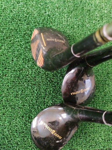 Walter Hagen Haig Ultra 3-4-5 Wood Set Steel Shaft Stiff Shafts - Picture 4 of 10