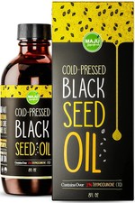 Black Seed Oil - 3 Times Thymoquinone, Cold-Pressed, 100 Turkish Black Cumin Se