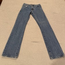 Levis 517 Bootcut Jeans Men's 29x34 Blue Western Rodeo American Cowboy Denim