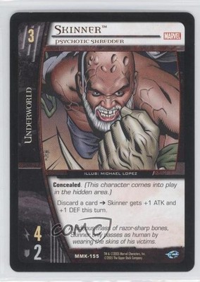 2005 VS System Marvel Knights Skinner (Psychotic Shredder) #MMK-155