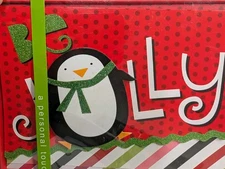 Handmade Greetings Christmas Cards 8 Pc New In Box "Be Jolly"   CB3