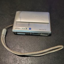 Sony Cyber-shot DSC-T10 7.2MP Digital Camera Zeiss Lens AS-IS UNTESTED