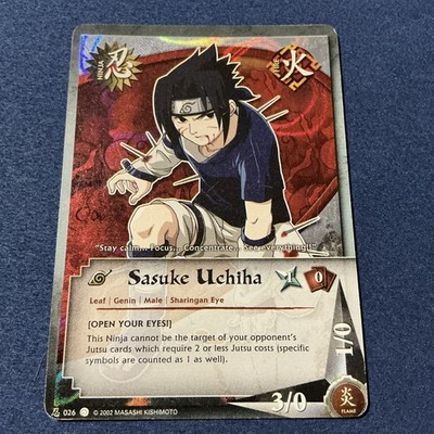 Sasuke Uchiha (N-026) - WAVY FOIL - The Path to Hokage - Naruto
