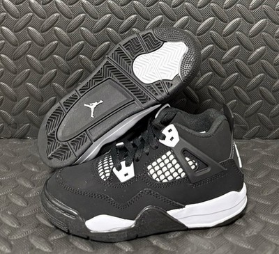 Nike Air Jordan 4 Retro White Thunder FV4537-001  PreSchool PS Size 11C