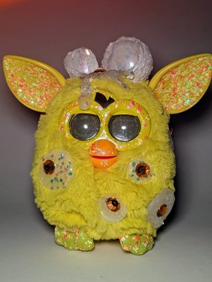 Hasbro Furby Boom Neon Yellow 2012 Interactive Toy Custom Made