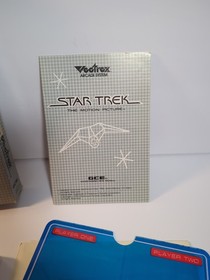 Vectrex Star Trek Game With Box Manual & Overlay COMPLETE TESTED