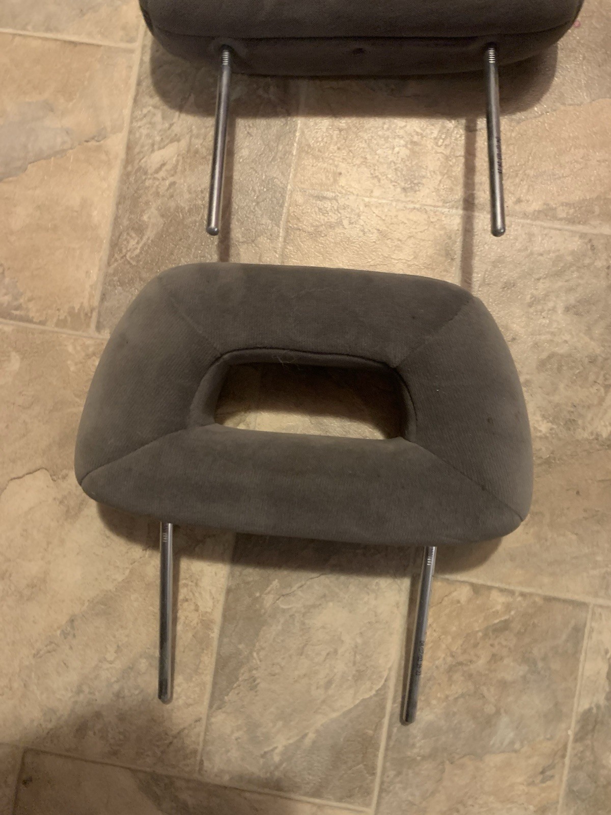 Factory OEM Ford Escort GT Removal HALO Headrests Gray Very Nice & RARE LH RH 88