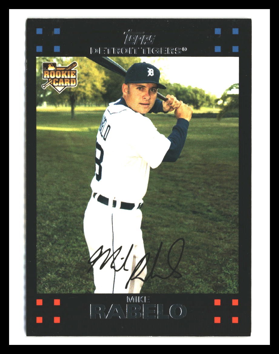 Mike Rabelo 2007 Topps Red Back #636 RC Rookie Detroit Tigers