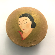 Ancienne et Rare boite à poudre poudrier LT PIVER Art Déco avec poudre neuf
