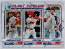2021 BOWMAN #TP-PHI DAMON JONES / NICK MATON / MORALES TALENT PIPELINE PHILLIES
