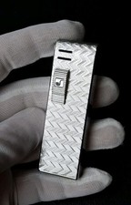 Vintage SAROME Gas Feuerzeug Guilloche Chevron Japan ca.1970er-80er Sammlerstück