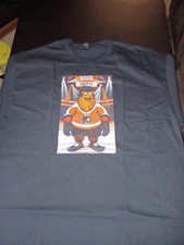 Philadelphia Flyers Shirt Featuring The Mascot GRITTY NWOT Size Large Black