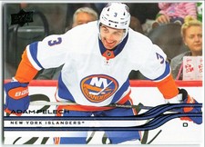 2025-26 Upper Deck Series 1 Holiday SP Green Foil #110 Adam Pelech New York