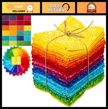 Expressions Batiks Rainbow Brights Elementals 24 Fat Quarters Riley Blake Design