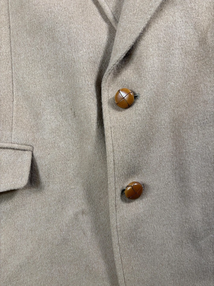 Blazer masculino vintage Western Classics 42R lã ocidental jugo jaqueta feita nos EUA anos 80 - Imagem 2 de 4