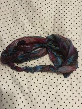 headband peacock print new