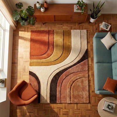 Designer Rug | Irregular Rug | Wool area Rugs | Living Room Rug | Tufted A126