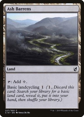 Ash Barrens - 227 - Commander 2019 - NM