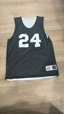 Alleson Athletic Black White Mesh Jersey Tank Top S Basketball Sleeveless