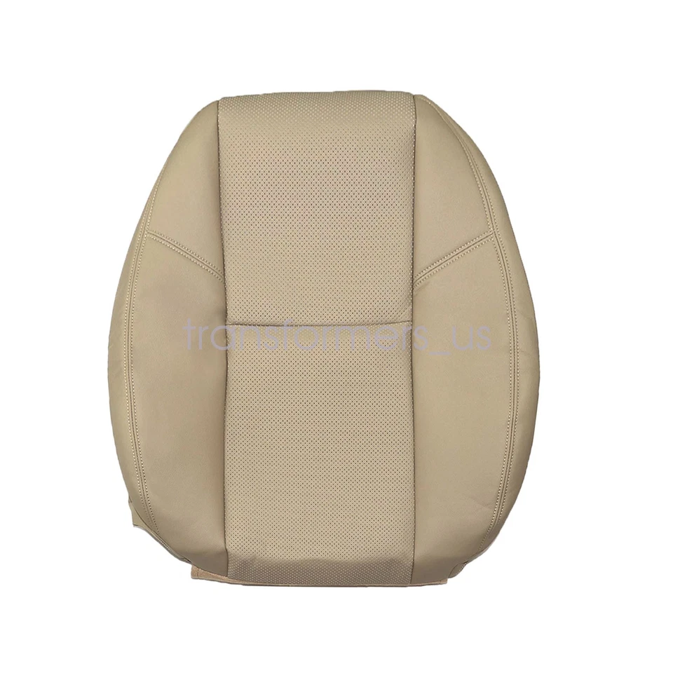 For 2009-2014 Cadillac Escalade Front / 2ND ROW PERFORATED Leather Cover Tan US - Image 4 of 4