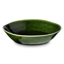 40 Fl. Oz. Green Stoneware Soup Bowl Set of 4