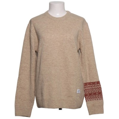 Penfield, Strickpullover, Größe: M, Beige/Rot, Wolle, Damen #NDe