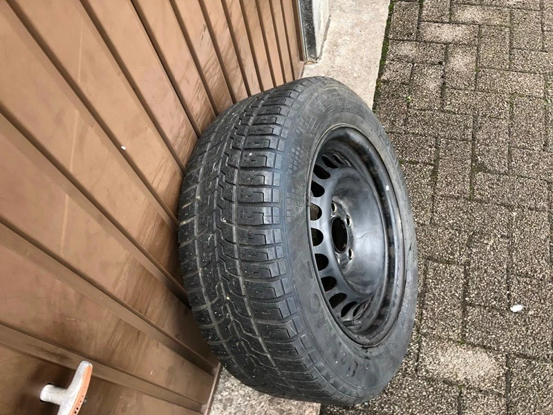 1xkomplette Reserverad Ersatzrad+Felge 205/60R15 91H für Mercedes C+E+SLK Klasse - Bild 2 von 4