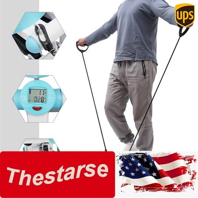 Battery Floor Standing Fitness Stepper w/ Mat & Resistance Bands Load 330.69 lb