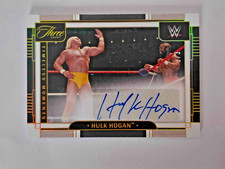 HULK HOGAN 2024 Panini Three Count WWE Timeless Moments HOLO GOLD FOTL AUTO 2/3