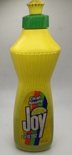 Joy Lemon Fresh Dish Soap Bottle 12 oz 1989 Half Full Vintage P&G