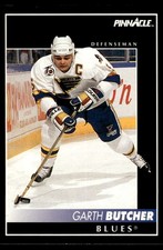 1992-93 Pinnacle Garth Butcher St. Louis Blues #72