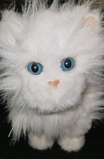 2009 Hasbro FurReal Friends Lulu Walking White Plush Kitten Kitty Cat 9  WORKS