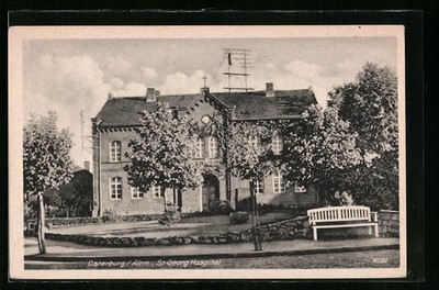 Osterburg /Altm, St. Georg Hospital, Ansichtskarte 