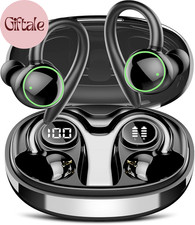 Wireless Earbuds, Bluetooth 5.4 Headphones Sport, over Ear Buds with ENC Noise C